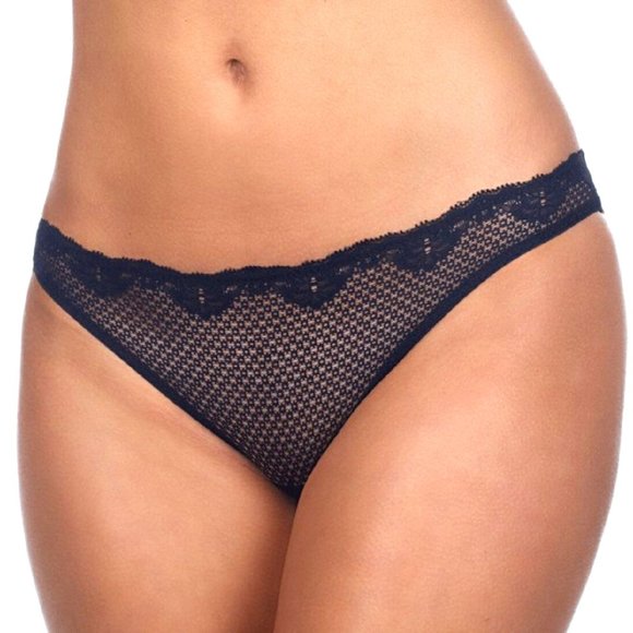 TIMPA Women's Duet Lace Low-cut Bikini BLACK - 630473 - Picture 1 of 1